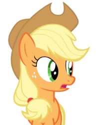Size: 4000x5192 | Tagged: safe, artist:twilirity, applejack, pony, g4, griffon the brush off, absurd resolution, female, simple background, solo, transparent background, vector