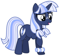 Size: 6683x6278 | Tagged: safe, artist:estories, oc, oc only, oc:silverlay, original species, pony, umbra pony, unicorn, g4, absurd resolution, female, freckles, mare, raised hoof, simple background, solo, transparent background, vector