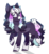 Size: 1525x1651 | Tagged: safe, artist:lazycloud, oc, oc only, oc:teloneros, earth pony, pony, eye clipping through hair, female, horns, mare, simple background, solo, transparent background