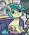 Size: 161x197 | Tagged: safe, artist:kate sherron, idw, official comic, sandbar, yona, earth pony, pony, friendship is magic #74, g4, my little pony: friendship is magic (idw), spoiler:comic, comic, cropped, cutie mark, faic, male, messy mane, quality