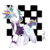 Size: 650x650 | Tagged: safe, artist:oreothegreat, rarity, pony, unicorn, g4, it isn't the mane thing about you, alternate hairstyle, clothes, female, horn, long horn, mare, punk, raripunk, solo