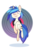Size: 2893x4092 | Tagged: safe, artist:magiak416, dj pon-3, vinyl scratch, pony, unicorn, g4, disc, eye clipping through hair, female, looking at you, mare, solo