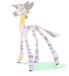 Size: 1000x1100 | Tagged: safe, artist:creeate97, zecora, pony, zebra, g4, colored pupils, ear piercing, earring, female, jewelry, piercing, quadrupedal, signature, simple background, solo, white background