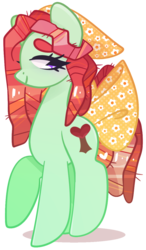 Size: 747x1280 | Tagged: safe, artist:vivian reed, tree hugger, pony, g4, beanbrows, bow, cute, eyebrows, female, huggerbetes, mare, profile, simple background, solo, tail bow, transparent background