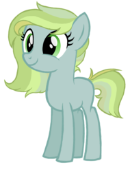 Size: 1560x2048 | Tagged: safe, artist:ashyfur524, oc, oc only, oc:peridot pie, earth pony, pony, base used, female, magical lesbian spawn, offspring, parent:lightning dust, parent:limestone pie, parents:limedust, simple background, solo, teenager, transparent background