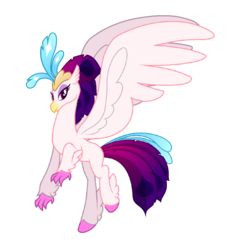 Size: 1232x1332 | Tagged: safe, derpibooru exclusive, edit, editor:proto29, queen novo, classical hippogriff, hippogriff, pony, g4, my little pony: the movie, female