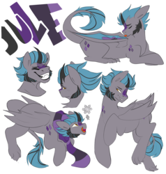 Size: 1280x1343 | Tagged: safe, artist:girlpolarbear, artist:teapup, oc, oc only, oc:jule, pony, clothes, commission, diamond, feather, grin, preening, scarf, sketch page, smiling, solo