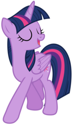 Size: 4165x6978 | Tagged: safe, artist:estories, twilight sparkle, alicorn, pony, g4, absurd resolution, eyes closed, female, mare, simple background, solo, transparent background, twilight sparkle (alicorn), vector