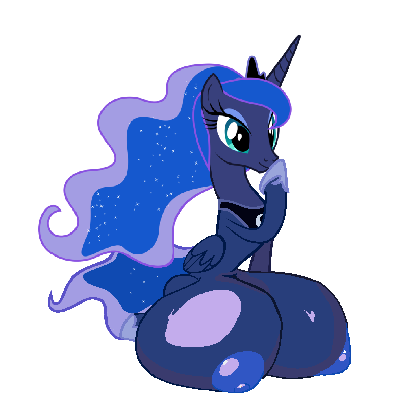 Questionable Edit Editor Proto Princess Luna Alicorn Pony G Big Crotchboobs