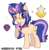 Size: 834x846 | Tagged: safe, artist:x-dainichi-x, oc, oc only, oc:mariegold star, pony, unicorn, female, glasses, mare, offspring, parent:flash sentry, parent:twilight sparkle, parents:flashlight, solo