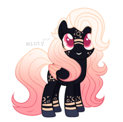 Size: 1014x1008 | Tagged: safe, artist:mintoria, oc, oc only, oc:starry midnight, pegasus, pony, base used, female, mare, simple background, solo, transparent background, two toned wings