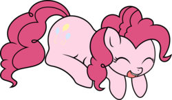 Size: 1800x1052 | Tagged: safe, artist:lumineko, pinkie pie, earth pony, pony, g4, cute, female, mare, simple background, solo, transparent background, vector