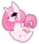 Size: 1120x1280 | Tagged: safe, artist:vivian reed, strawberry swirl, pony, g1, coat markings, dappled, female, g1betes, heart, heart eyes, ponyloaf, simple background, solo, transparent background, wingding eyes