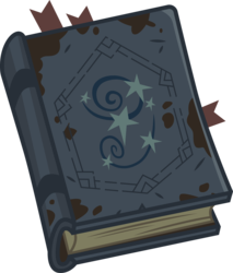 Size: 3000x3518 | Tagged: safe, artist:cloudy glow, star swirl the bearded, g4, shadow play, .ai available, book, high res, journal, no pony, object, simple background, star swirl's journal, starswirl's book, transparent background, vector