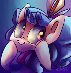 Size: 1292x1343 | Tagged: safe, artist:tu-kierownik, cozy glow, pony, g4, bow, face of evil, female, filly, pure concentrated unfiltered evil of the utmost potency, pure unfiltered evil, solo