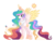 Size: 2600x1992 | Tagged: safe, artist:x-dainichi-x, princess celestia, alicorn, pony, g4, alternate design, base used, concave belly, female, hoof shoes, mare, simple background, slender, solo, thin, transparent background