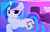 Size: 4000x2588 | Tagged: safe, artist:moozua, dj pon-3, vinyl scratch, pony, unicorn, g4, 80s, clothes, computer mouse, female, high res, keyboard, lidded eyes, mare, monitor, retro, retrowave, socks, solo, striped socks, synthwave