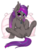 Size: 2000x2653 | Tagged: safe, artist:up1ter, oc, oc only, oc:platinum wing, bat pony, pony, female, high res, mare, pillow, solo, spread legs, spreading