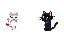 Size: 441x233 | Tagged: safe, artist:theinflater19, oc, oc:dazzle, blushing, cattail (plants vs zombies)