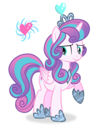 Size: 1629x1978 | Tagged: safe, artist:rainbow15s, princess flurry heart, alicorn, pony, g4, female, next generation, older, older flurry heart, simple background, solo, teenage flurry heart, teenager, transparent background