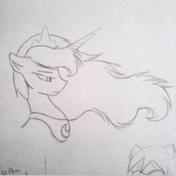 Size: 720x720 | Tagged: artist needed, source needed, safe, princess luna, alicorn, pony, g4, traditional art