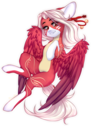 Size: 961x1328 | Tagged: safe, artist:dustyonyx, oc, oc only, oc:crimura, pegasus, pony, female, mare, simple background, solo, transparent background