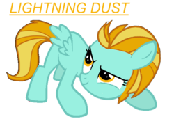 Size: 4928x3816 | Tagged: safe, artist:laser-pancakes, lightning dust, pegasus, pony, g4, cute, dustabetes, female, filly, simple background, solo, transparent background