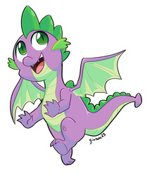 Size: 1280x1482 | Tagged: safe, artist:gintoki23, spike, dragon, g4, baby, baby dragon, cute, fangs, flying, green eyes, male, open mouth, signature, simple background, solo, spikabetes, spread wings, white background, winged spike, wings