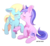 Size: 1150x1050 | Tagged: safe, artist:sion, sassaflash, sea swirl, seafoam, pegasus, pony, unicorn, g4, background pony, blushing, cute, eyes closed, female, kissing, lesbian, sassabetes, sassaswirl, seadorable, shipping, simple background, transparent background, underhoof