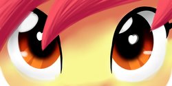 Size: 2000x1000 | Tagged: safe, artist:thecoldsbarn, oc, oc only, oc:warmy hooves, pony, close-up, detailed, eye, eye reflection, eyes, heart eyes, looking at you, reflection, shading, shading practice, solo, wingding eyes