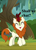 Size: 440x616 | Tagged: safe, edit, edited screencap, editor:korora, screencap, autumn blaze, kirin, pony, g4, sounds of silence, awwtumn blaze, bronybait, cropped, cute, female, solo, text, that kirin sure does love talking, tree