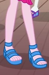 Size: 256x391 | Tagged: safe, screencap, pinkie pie, rarity, equestria girls, g4, my little pony equestria girls: better together, cropped, feet, legs, pictures of legs, sandals