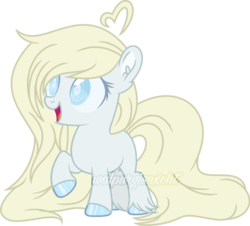 Size: 800x724 | Tagged: safe, artist:t-aroutachiikun, oc, oc only, oc:puddleheart, earth pony, pony, female, filly, simple background, solo, transparent background