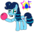 Size: 1157x1080 | Tagged: safe, artist:徐詩珮, oc, oc only, oc:sunny raiest, pony, unicorn, bowling ball, female, headset, hoof hold, magical lesbian spawn, microphone, next generation, offspring, parent:coloratura, parent:spring rain, parents:springratura, simple background, solo, transparent background