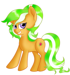 Size: 2791x3000 | Tagged: safe, artist:rainbowtashie, apple leaves, pony, g4, apple family member, high res, simple background, solo