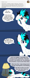 Size: 559x1430 | Tagged: safe, artist:allykai, artist:go-ask-frostfire, oc, oc:frostfire, pegasus, pony, ask, tumblr