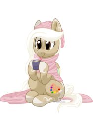 Size: 2121x2828 | Tagged: safe, artist:aledera, oc, oc only, oc:aria, earth pony, pony, chocolate, female, food, high res, hot chocolate, hot drink, mare, simple background, solo, transparent background