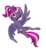 Size: 1512x1644 | Tagged: safe, artist:dusthiel, oc, oc only, oc:spotlight splash, pegasus, pony, equestria daily, anniversary, female, mare, mascot, one eye closed, open mouth, simple background, solo, transparent background, wink