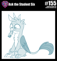 Size: 800x857 | Tagged: safe, artist:sintakhra, gallus, griffon, mouse, tumblr:studentsix, g4, behaving like a cat, cat toy, catbird, cute, gallabetes, griffons doing cat things, male, sitting, solo