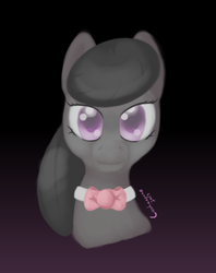 Size: 793x1000 | Tagged: safe, artist:luohanpone, octavia melody, earth pony, pony, g4, background pony, bust, female, portrait, solo