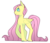 Size: 2626x2283 | Tagged: safe, artist:parashy, fluttershy, pegasus, pony, g4, female, heart eyes, high res, mare, simple background, solo, transparent background, wingding eyes