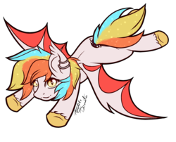 Size: 1728x1396 | Tagged: safe, artist:absolitedisaster08, oc, oc only, bat pony, pony, bat pony oc, ear piercing, earring, jewelry, male, piercing, simple background, solo, stallion, transparent background, unshorn fetlocks