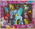 Size: 800x678 | Tagged: safe, applejack, fluttershy, pinkie pie, rainbow dash, rarity, spike, sweetie belle, twilight sparkle, alicorn, pony, g4, alicornified, bootleg, fake, mane six, race swap, rainbowcorn, toy