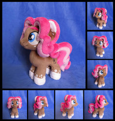 Size: 2384x2515 | Tagged: safe, artist:fireflytwinkletoes, oc, oc:ginger, earth pony, pony, chibi, female, high res, irl, mare, photo, plushie, solo