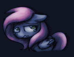Size: 2650x2048 | Tagged: safe, artist:sugar morning, oc, oc only, oc:sugar morning, pegasus, pony, crying, female, high res, mare, sad, simple background, solo, vent art