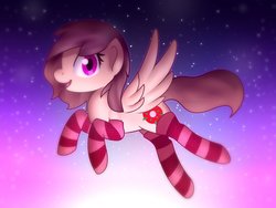 Size: 1032x774 | Tagged: safe, artist:timidwithapen, oc, oc:night rose, pony, clothes, socks, striped socks