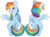 Size: 4647x3454 | Tagged: safe, artist:cutepencilcase, rainbow dash, pegasus, pony, g4, butt, chest fluff, cute, dashabetes, digital art, female, flying, heart eyes, plot, rainbutt dash, simple background, solo, transparent background, wingding eyes