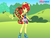 Size: 800x600 | Tagged: safe, artist:user15432, apple bloom, equestria girls, g4, my little pony equestria girls: rainbow rocks, clothes, dress, dressup, dressup game, hasbro, hasbro studios, high heels, ponied up, pony ears, rainbow, rainbow hair, rainbow rocks outfit, shoes, solo, starsue