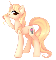 Size: 2474x2680 | Tagged: safe, artist:scarlet-spectrum, taralicious, oc, oc only, pony, unicorn, commission, female, high res, mare, ponified celebrity, simple background, solo, tara strong, transparent background
