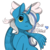 Size: 894x894 | Tagged: safe, oc, oc:fleurbelle, alicorn, pony, adorabelle, alicorn oc, be mine, bow, cute, hair bow, heart, holiday, one eye closed, solo, valentine's day, wink